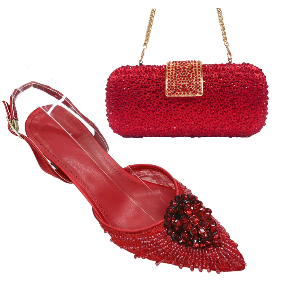 

Обувь в итальянском стиле, обеденные сандалии, женские летние свадебные туфли с острым носком и стразами