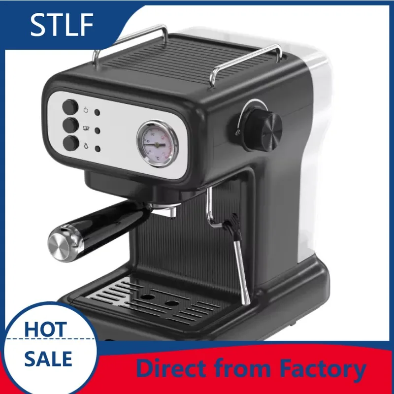 STLF 803 portable coffee machine stainless steel 20 bar high pressure extraction milk foam heating