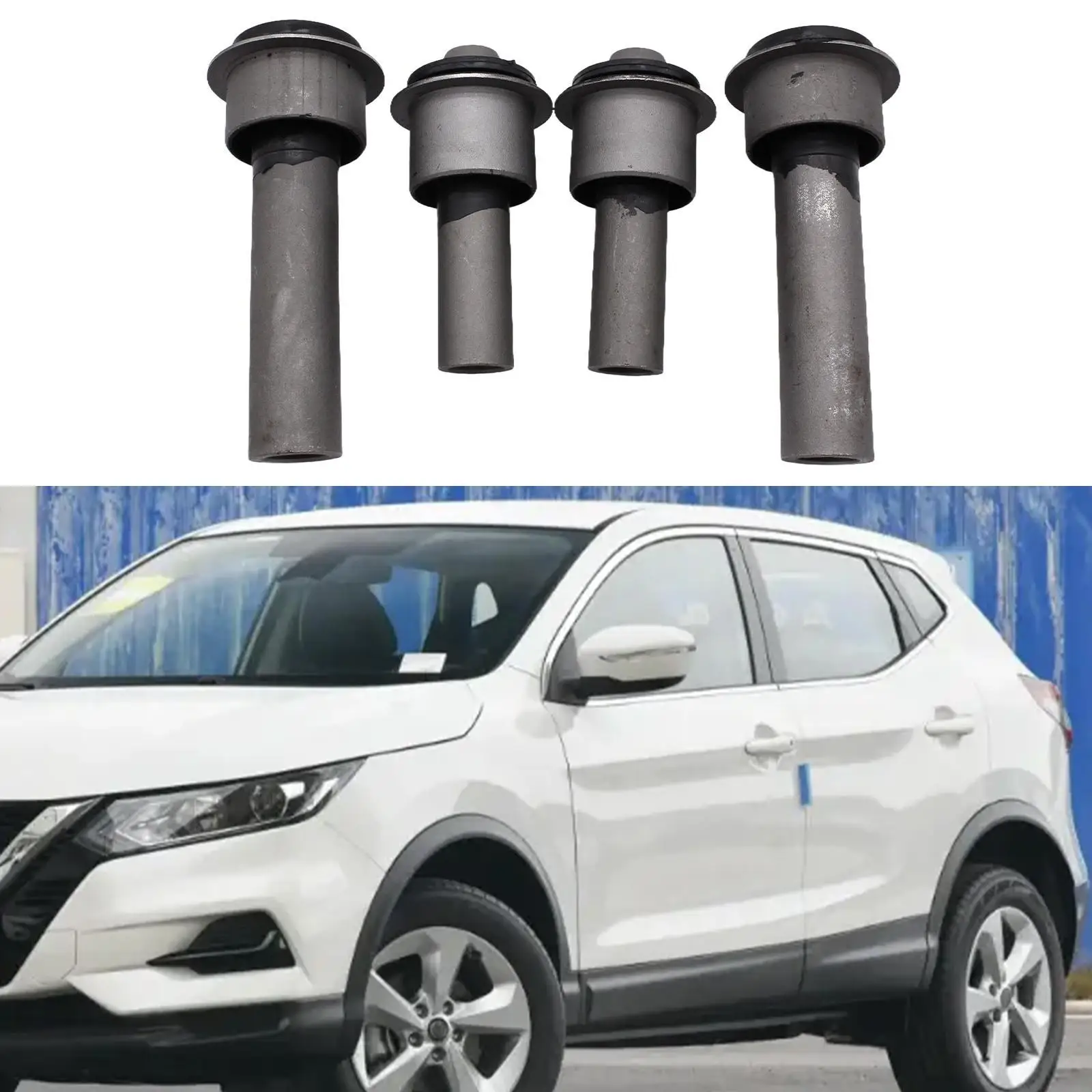 4Pcs Engine Cradle Front Subframe Bushing Premium for Nissan Qashqai