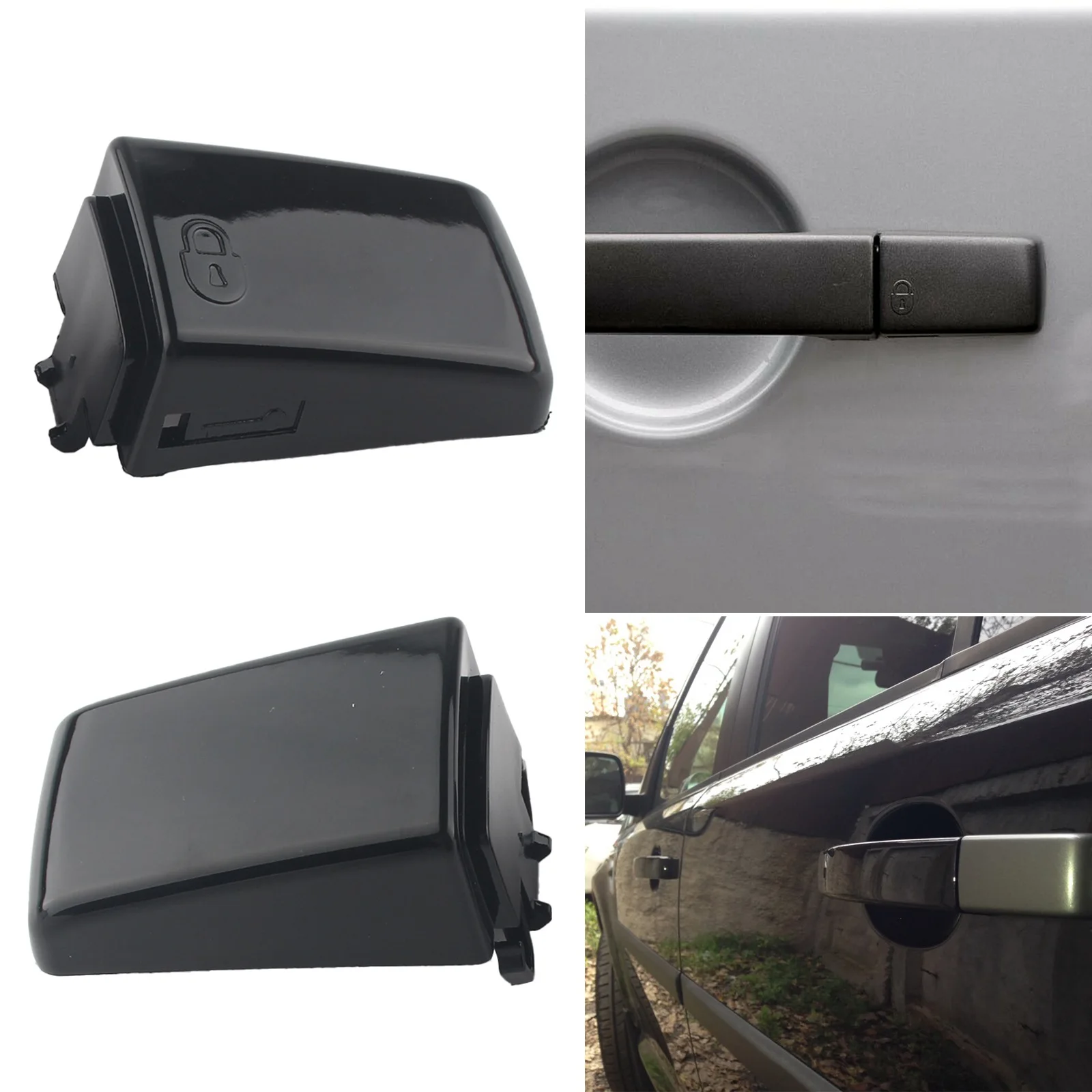 Front Exterior Door Handle Cover Cap Trim For Land Rover Range Rover Sport 2005-2013 LR2 / Freelander 2 LR3 / Discovery 3 ﻿