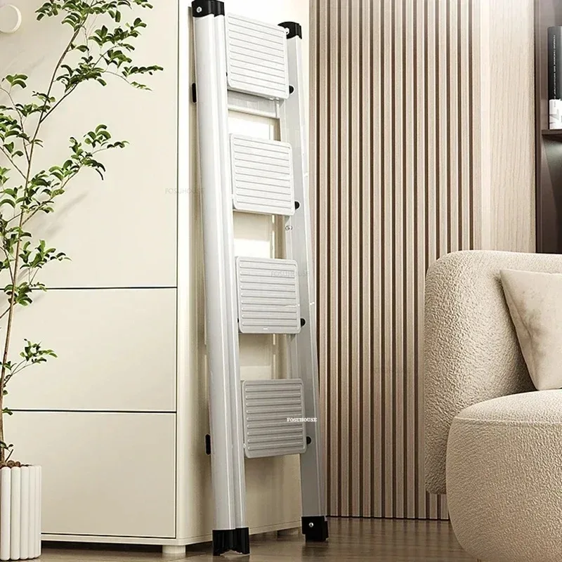 Домашняя складная лестница, телескопическая утолщенная лестница «елочка», современная внутренняя лестница, небольшой табурет-ступенька, многофункциональные стремянки L