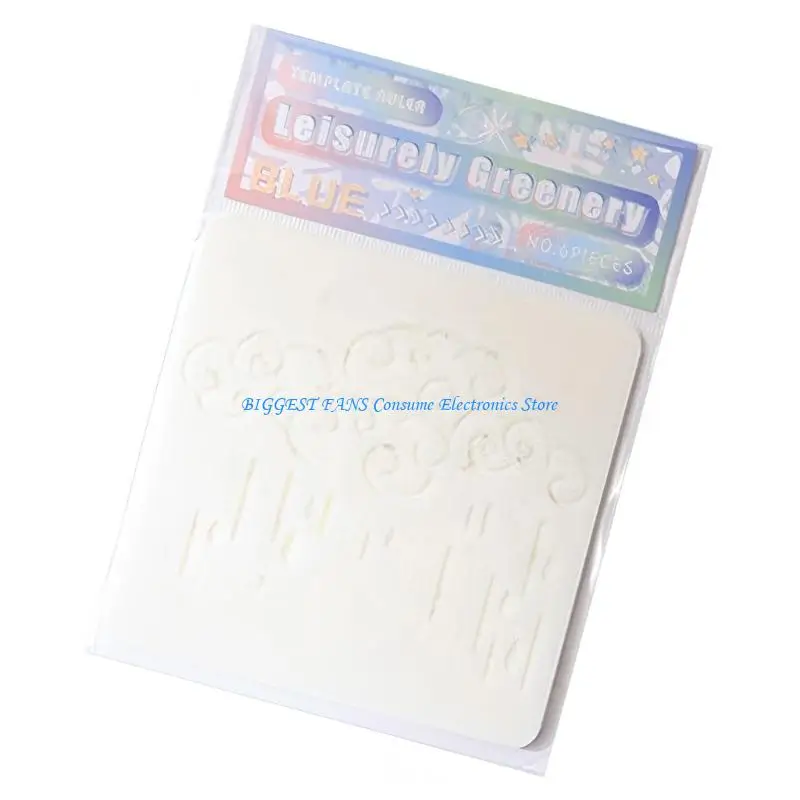 6 PCs Drawing Models Drawing Templates Stencils Schecils per album scrapbook