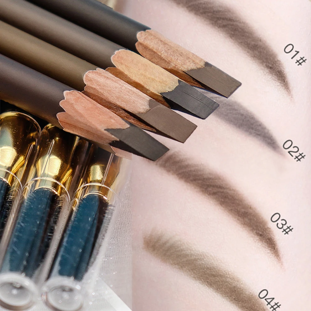 Permanent Eyebrow Pencil Professional Microblading Pencil Tattoo Waterproof Art Tint Makeup Eye Brow Pen Enhancers Cosmetic Tool