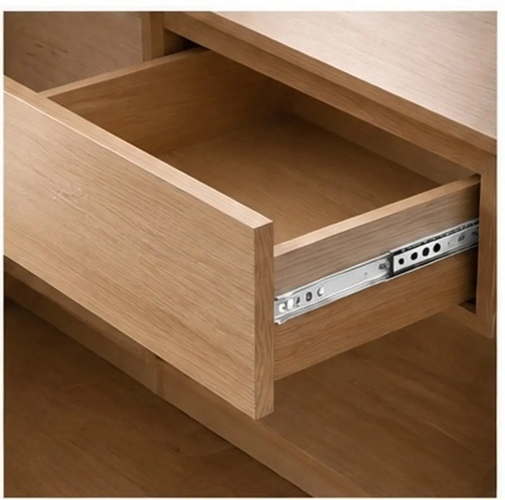 2Pcs Professional Miniature Extended Drawer Slides Made of High Hardness Cold Rolled Steel Stable Flexible for Cupboard Cabinet