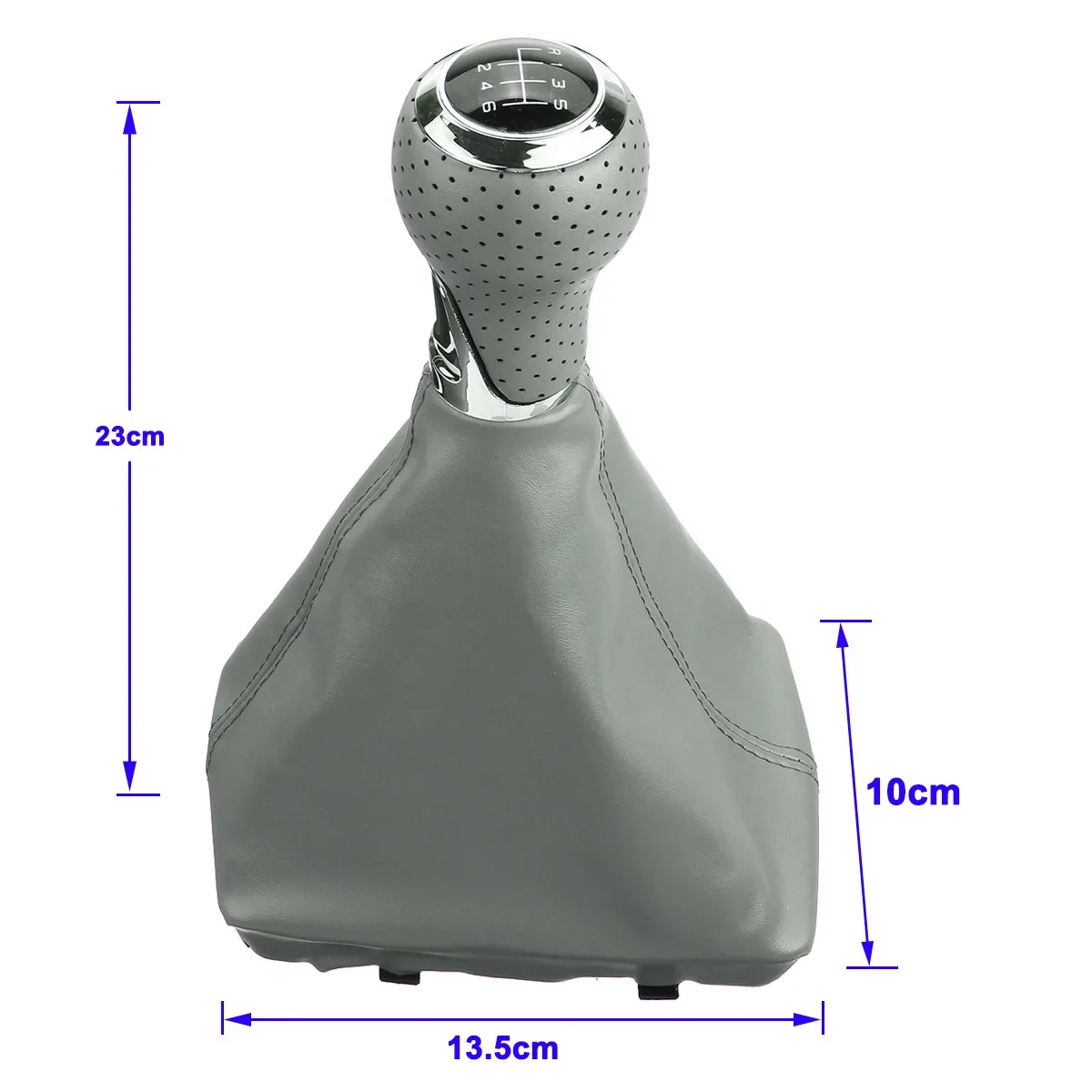 6 Speed Car Manual Gear Shift Knob PU Leather Boot Cover Gaiter Lever Shifter For Audi A4 S4 B8 8K/ A5 8T/ Q5 8R 07-15 S-Line