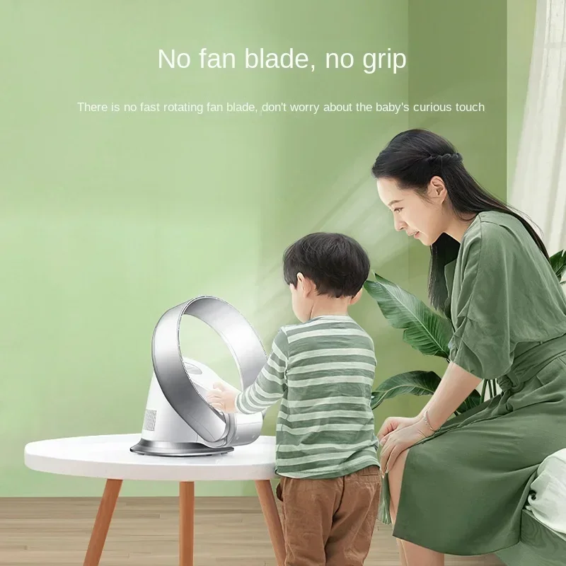 

Turbocharged Safety Bladeless Fan 9 Speed Wind Fans Wall Mounted Timing Air Circulation Fan Portable Fan with Remote Control