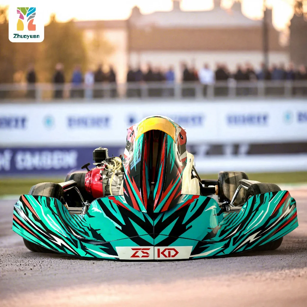 KF 2 Stroke Racing Go Kart for Direct-Drive Class Gas OKJ Go Karting Chassis for Adult