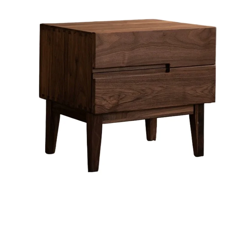 LMM Nordic solid wood bedside table simple modern bedside storage small cabinet
