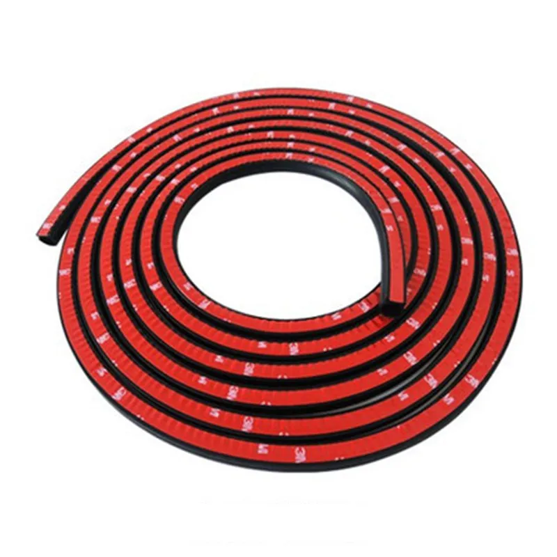 Big D Small D Z Shape P Type  EPDM Noise Insulation Anti-Dust Soundproofing Sealing Strips Car Rubber Seal