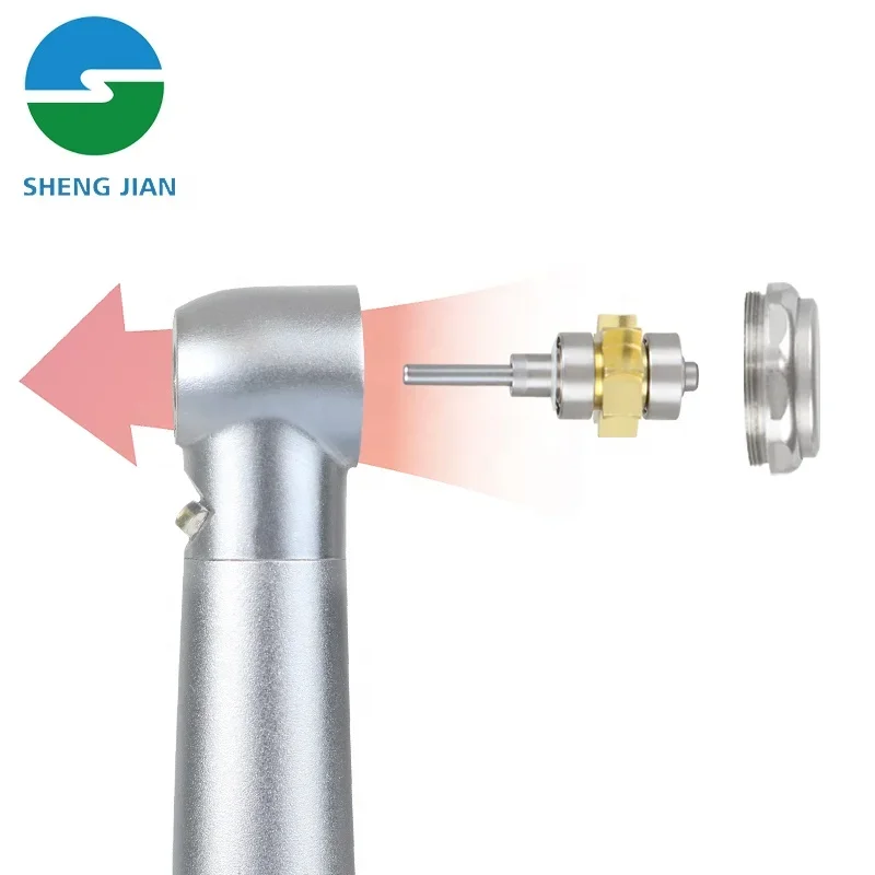 LXG72 den tal Handpiece Torque Push Button 2Hole High Speed LED den tal Handpiece Ipr Kit 4