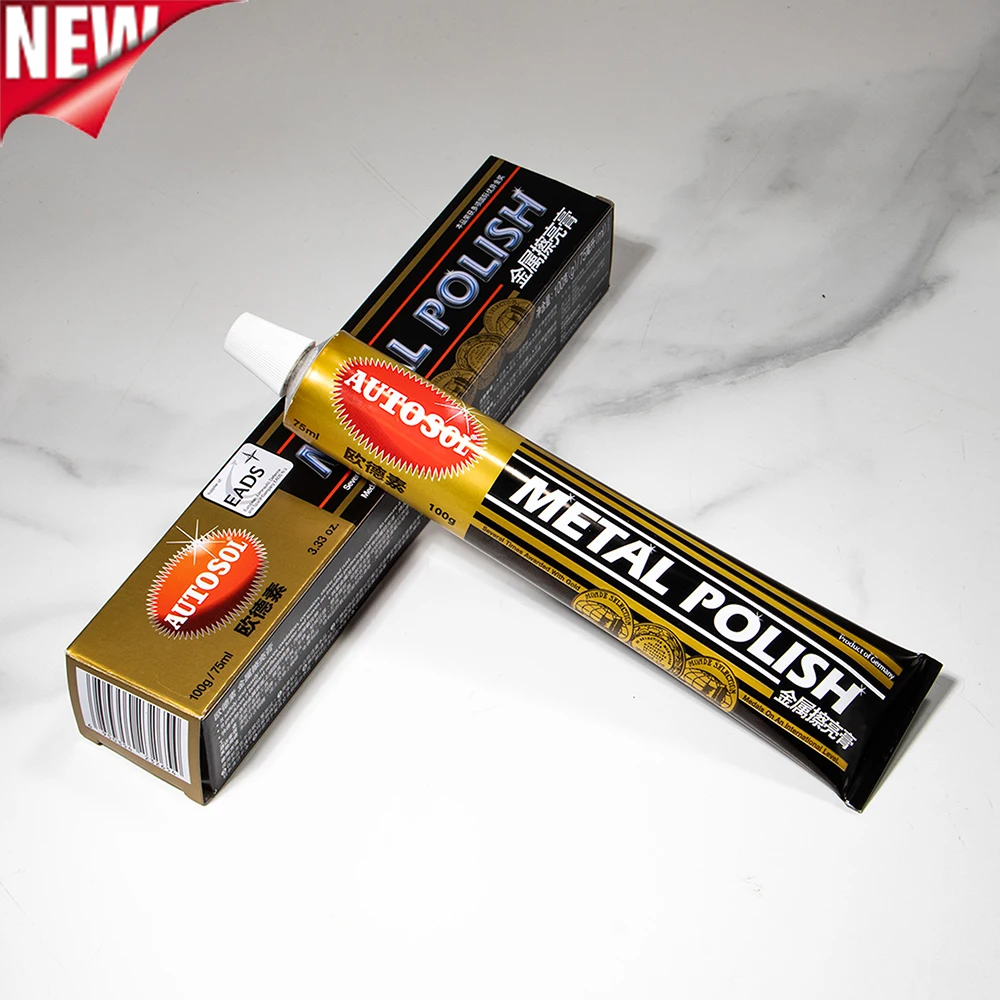 50g/100g Professional Metal Polish for Chrome Copper And More Polishing Paste Clean Metal Surfaces of Rust Scale Grease Spots