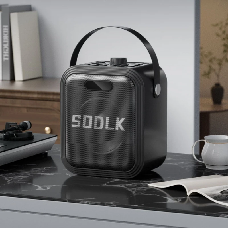 

SODLK K12 30 Вт, маленькие беспроводные колонки высокой мощности с синим зубом, звуковая коробка для караоке, тяжелые басы, аккумулятор 5000 мАч, сверхдлительный режим ожидания