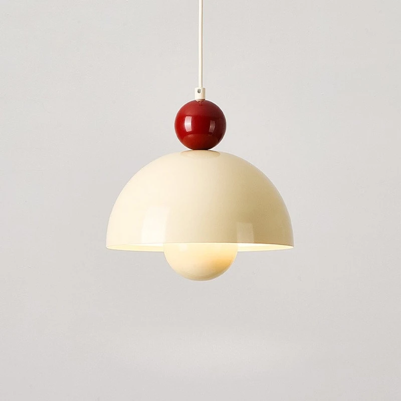 الفرنسية الحديد نصف دائرة زهرة برعم قلادة أضواء لامع كريم نمط مطعم غرفة المعيشة مقهى داخلي الثريا ديكور #1