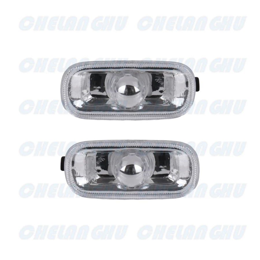For Audi A6 A4 2002 2003 2004 2005 2006 2007 2008 Car 2pcs Front Fenders Turn Signal Side Light Lamp Without Bulbs Indicator