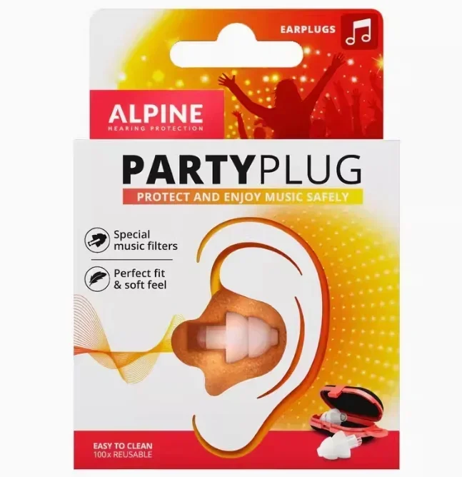 Alpine Partyplug Earplugs Concert Party soundproof noise cancelling earplugs protect hearing