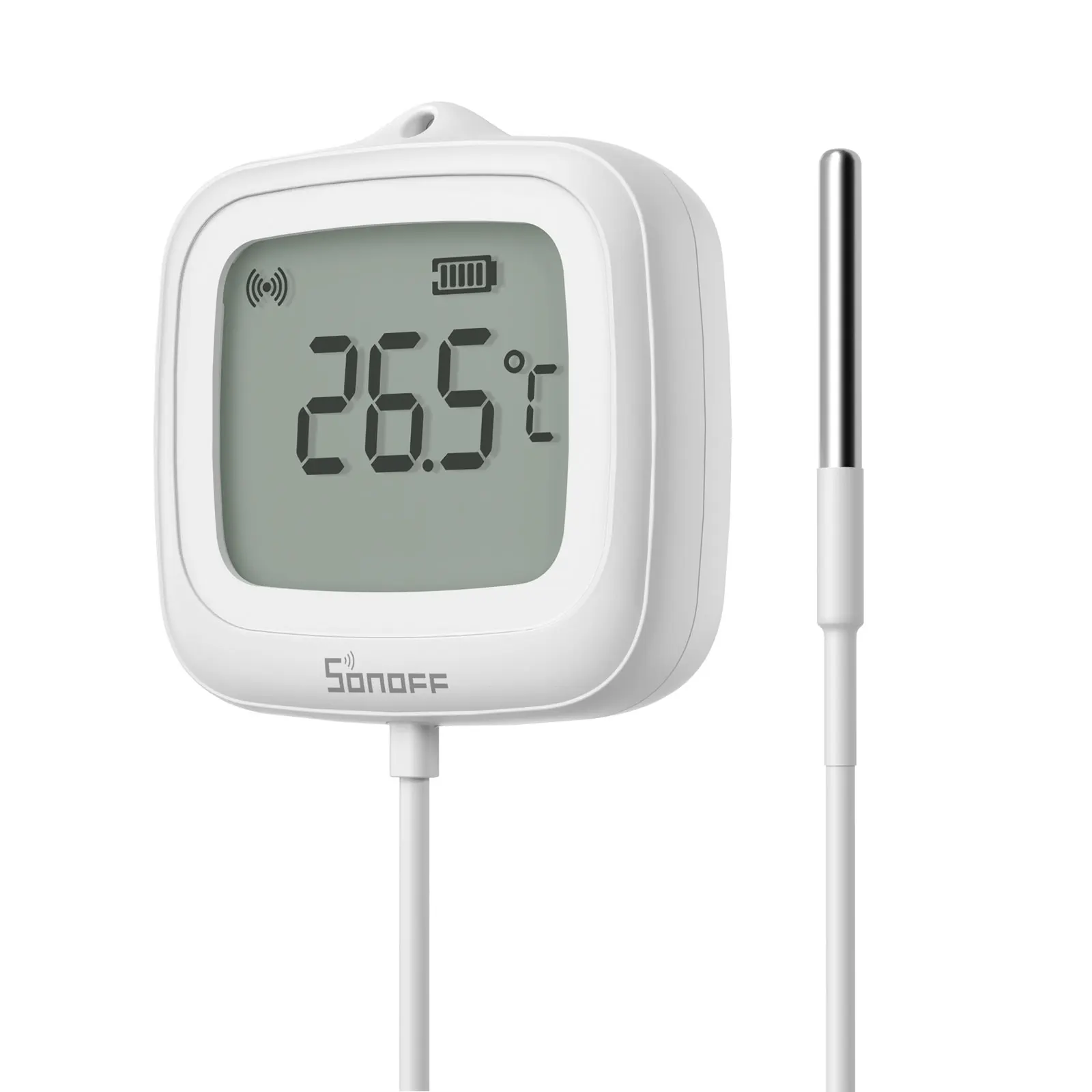 SONOFF SNZB-02LD IP65 Zigbee LCD Smart Thermometer With Probe Smart Home Zigbee 3.0 Temperature Sensor For Water Tank Greenhouse