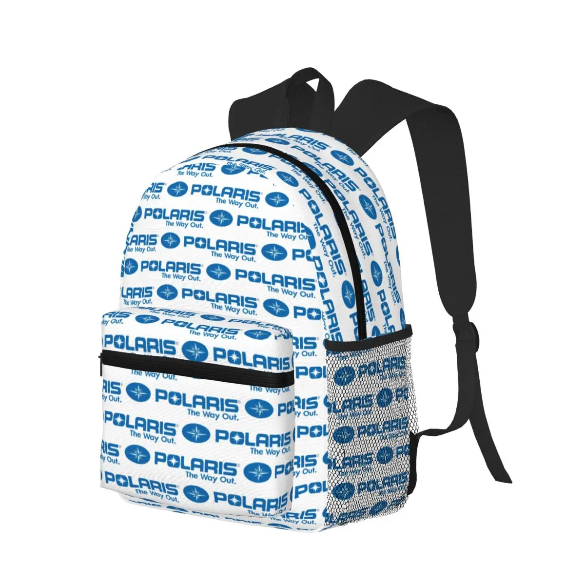Polaris Logo Student Backpack School Bag Hiking Travel Daypack for Boys Girls Bookbag Shoulder Bags