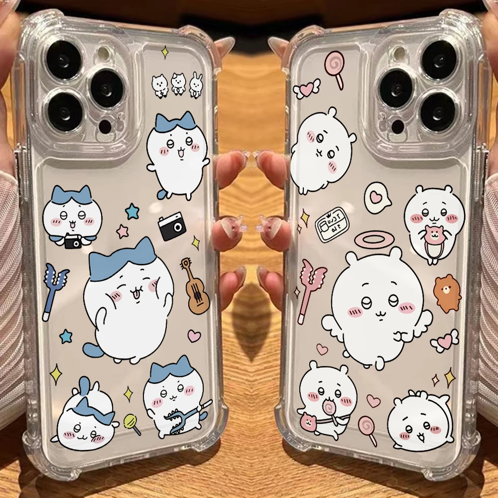 Cute C-Chiikawas Phone Case for Xiaomi Redmi Note 13 12 11 11S 10 10S 9 Pro 14C 13C 12C 10C 4G 5G Soft Shockproof Thin Cover