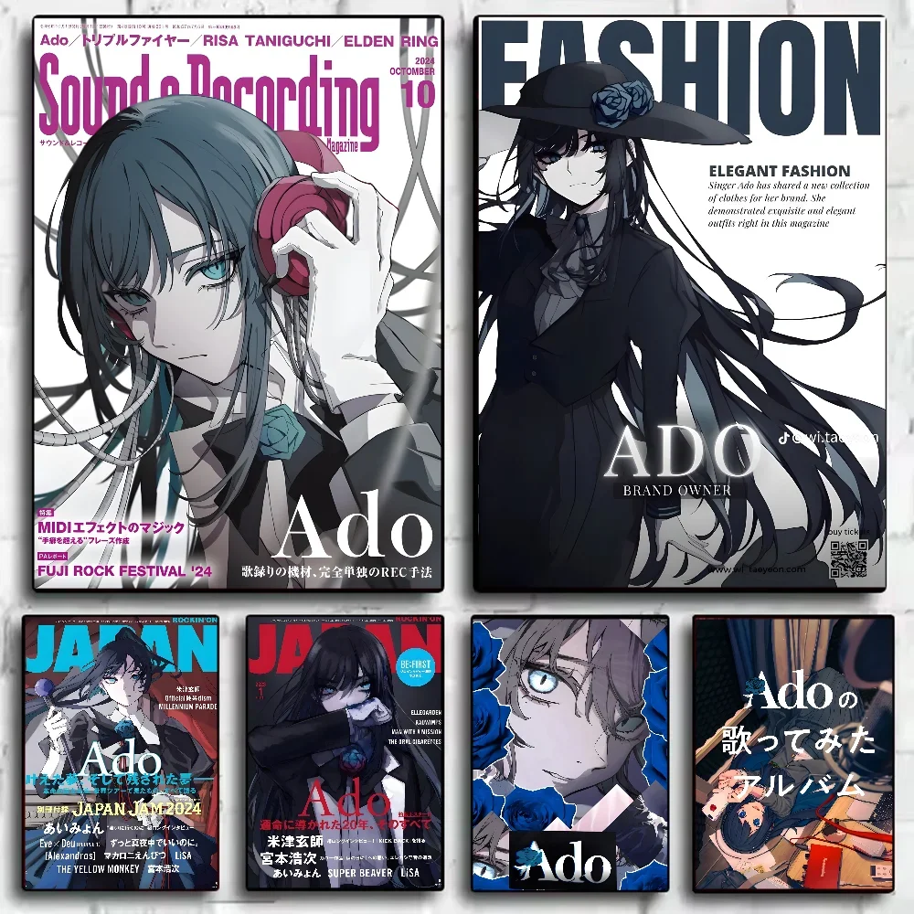 المغني أدو المشارك الجمالية قماش اللوحة الملصقات والمطبوعات جدار صورة فنية لتزيين غرفة المعيشة #1