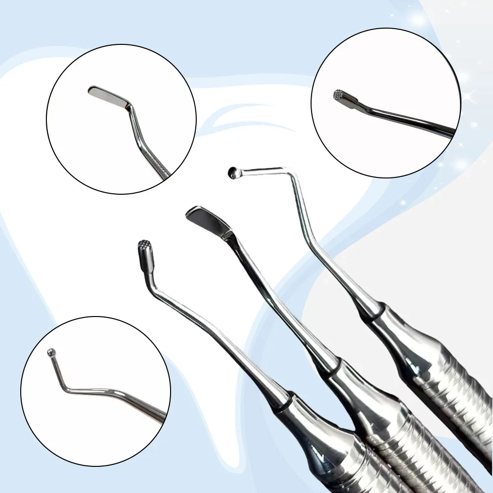 Double Ended Stainless Steel Dental Spatula for Composite Placement and Precision Restoration Reusable Restorative Instrument
