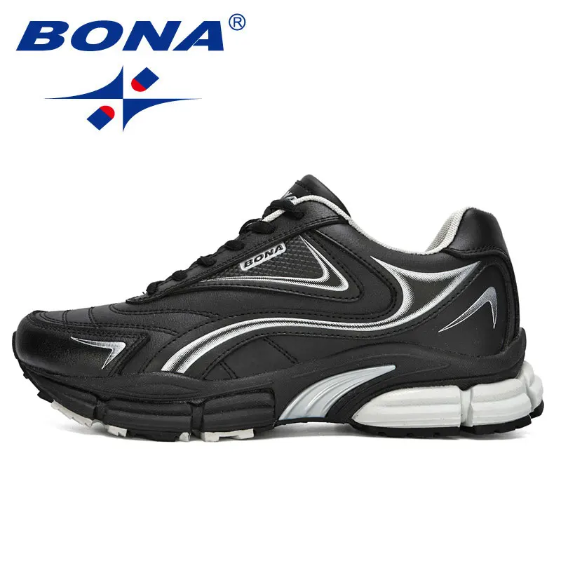 BONA 2023 New Designers Athletic Shoe Men Casual Sneakers High Quality Light Breathable Sport Man Footwear Popular Running Shoes