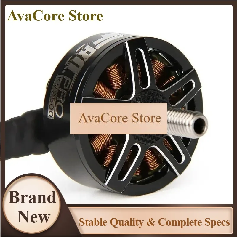AvaCore1pcs TMotor F80 Pro 190022002500KV Brushless Motor For FPV Racing Drones - 220 250mm RC Quadcopter Frame Compatibility
