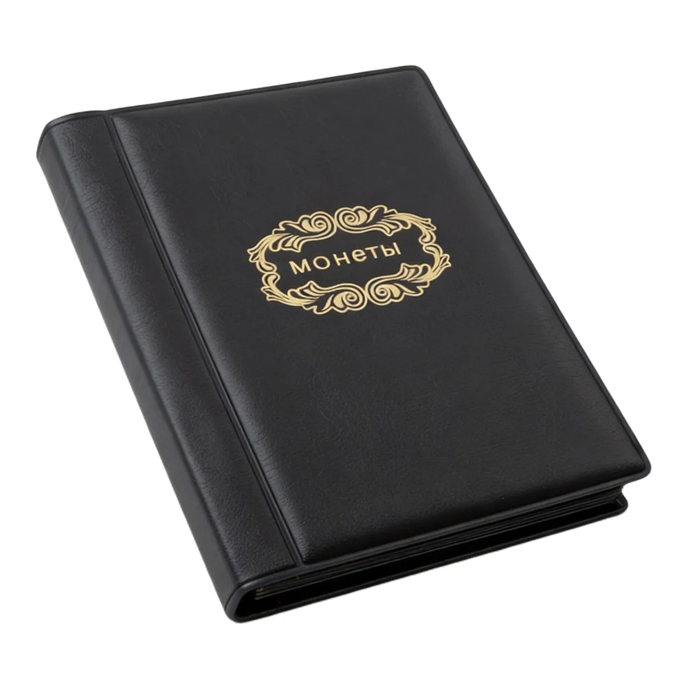 Coin Album Collection Book Premium PVC Coin Collection Album 10 For Pages For Displaying Medals & Tokens Storage Organization