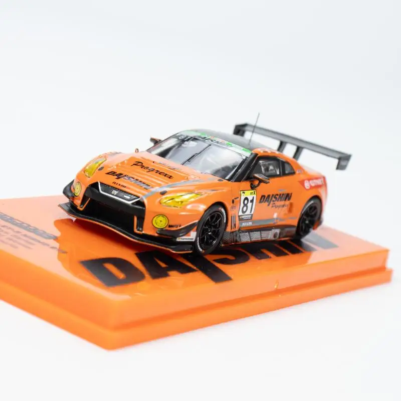 Asfalt Werkt Tw 1/64 Nissan R35 GT-R Nismo Gt3 #81 Gegoten Legering Auto Model Speelgoed Collectie Kinderen Cadeau