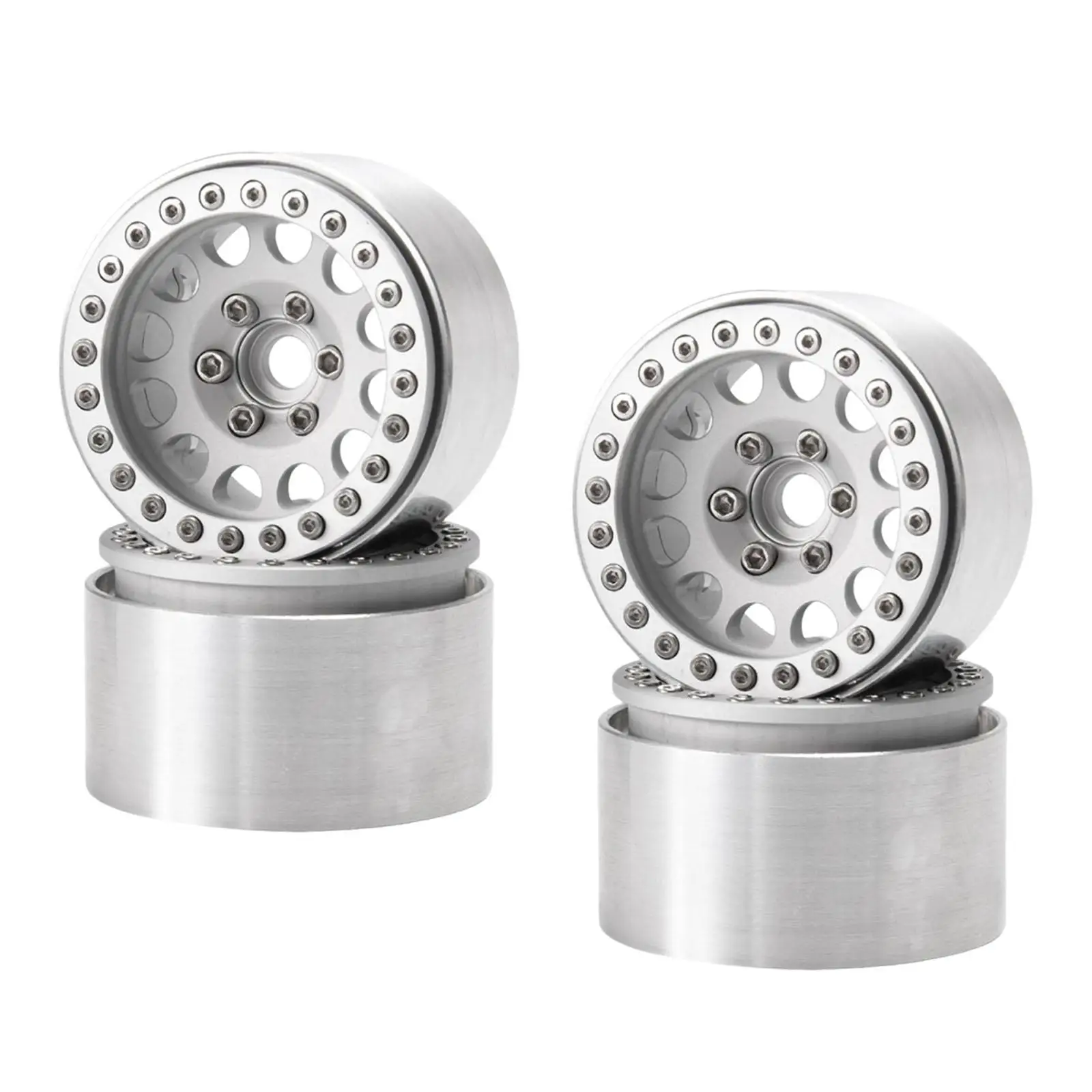 Pneu de voiture RC haute résistance, jante en métal, pièces de rechange pour modèles de voitures télécommandées 1/10