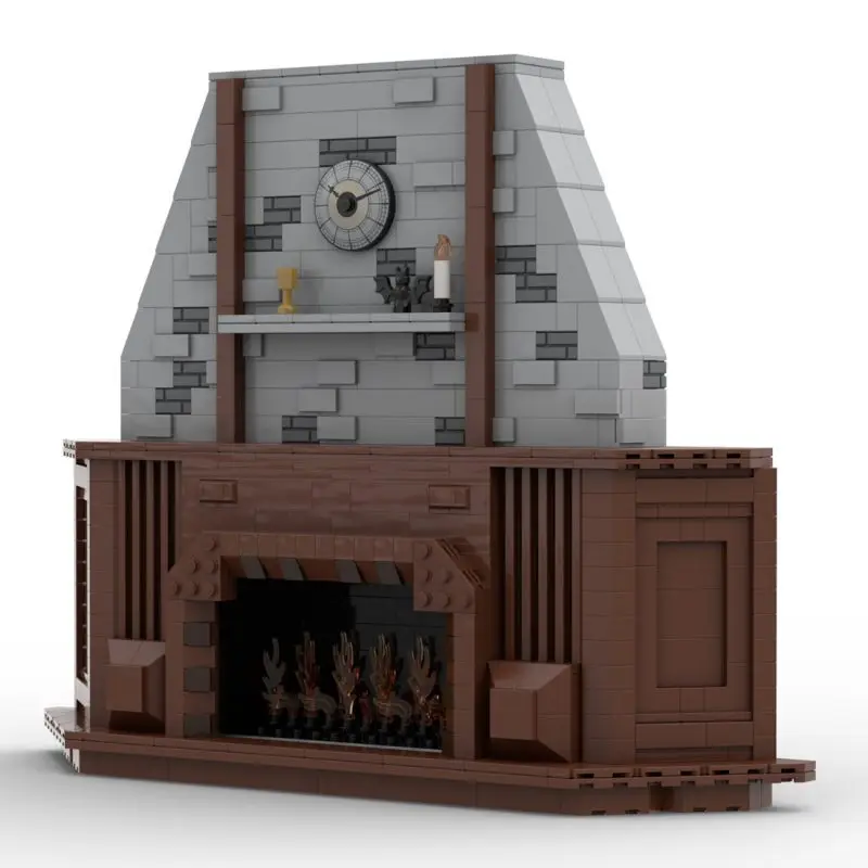 

Custom MOC-147971 Fireplace Model(865PCS) Building Toys Set Gift for Christmas