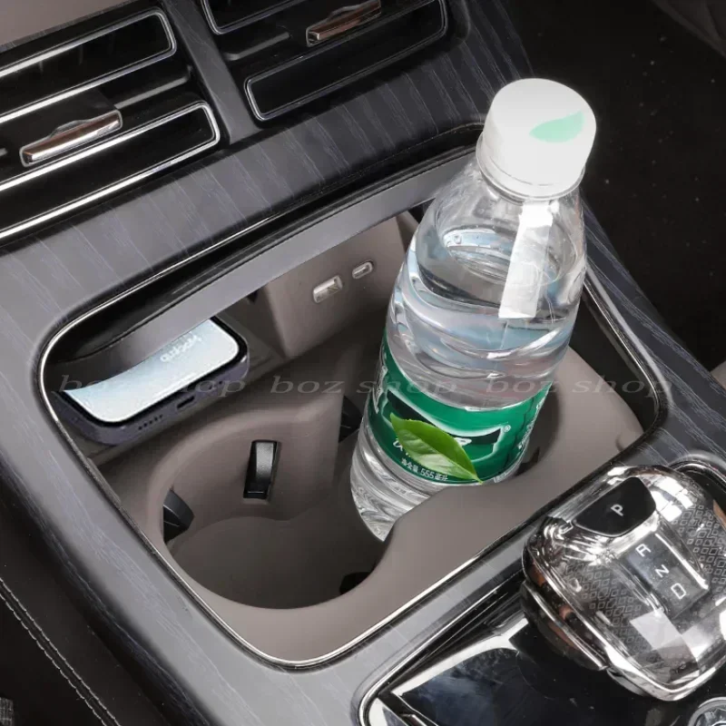 

For BYD HAN DMI/EV 2020-2024 Car Decoration Central Control Water Cup Limiter Storage Silicone Sleeve Coaster Car Accessories