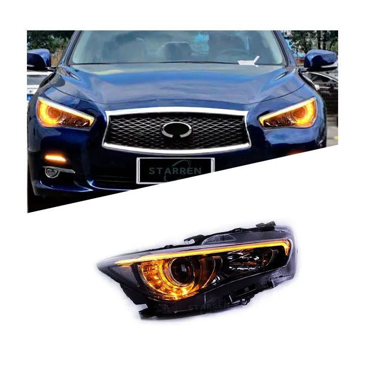 

2014-2020 Q50L LED headlamps Upgraded high beam headlights for Infiniti