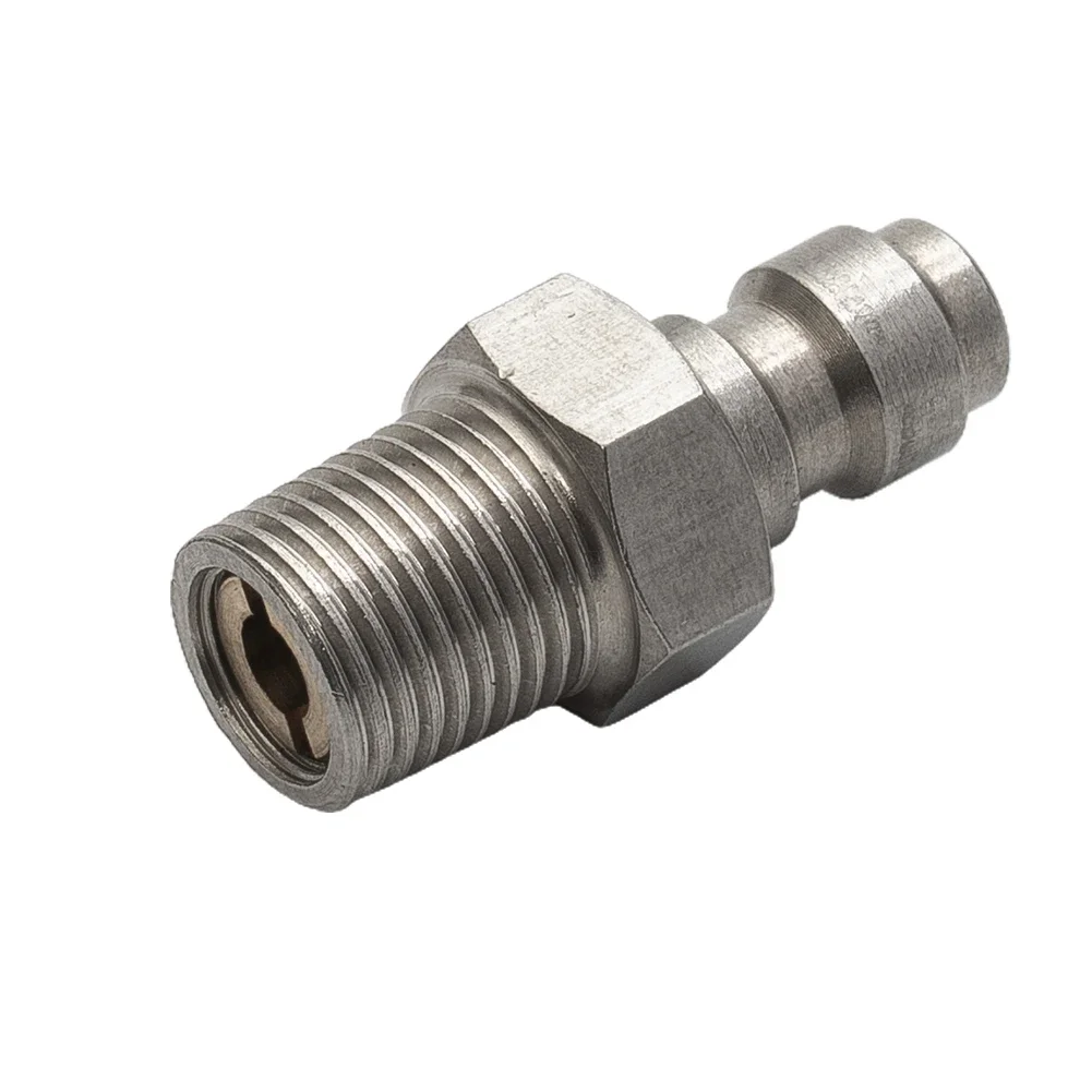 8mm Male Thread Quick Connect Valve PCP Filling With Valve M10 1/8NPT Male Connector For High Pressure Pumps Tool image 5