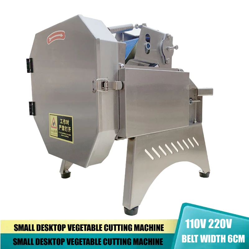 Stainless Steel Vegetable Cutter Machine Electric Slice Shred Cut Vegetables Machine For Supermarket Catering Kitchen