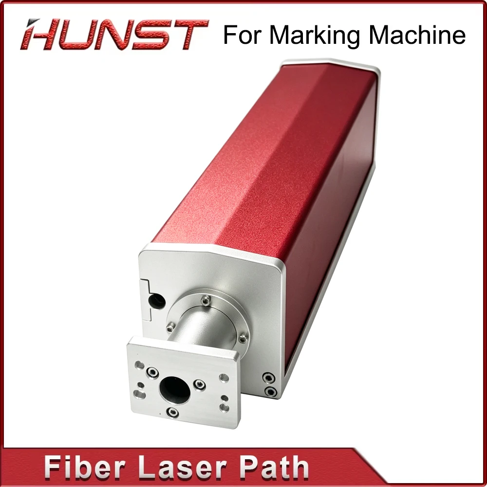 HUNST Fiber Optic Standard Laser Path Housing, Raycus MAX JPT Interface, Suitable for DIY Laser Marking and Engraving Machines.