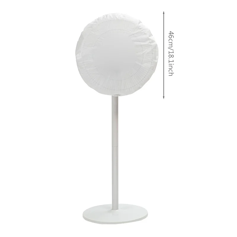 1‑Pc PVC Electric Fan Dust Cover, All‑Season Easy‑Clean Dust‑Proof Protector with Ruffled Edge, Sturdy Structure, Fits Most Fans