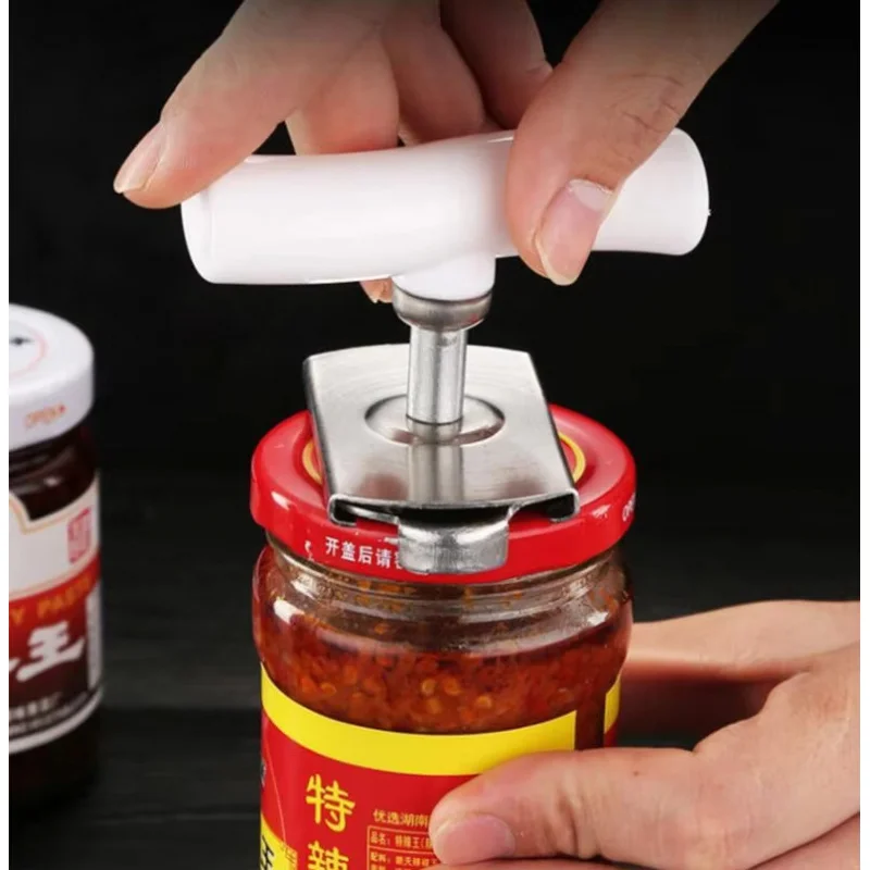 Adjustable Multi-function Bottle Cap Opener Stainless Steel Lids Off Jar Opener Labor-saving Screw Can Opener for Kitchen Gadget image 4
