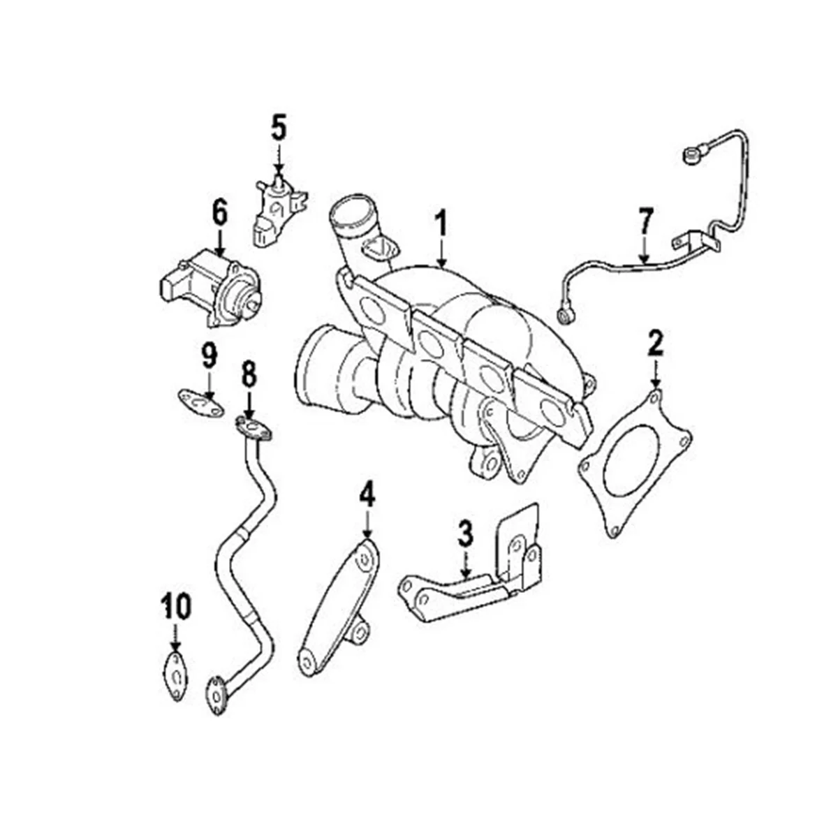 Turbocharger Cut Off Diverter Valve DV Recirculation 06H145710D for   A3 A4 A5 TT VW P at Jetta Beetle Golf Tiguan