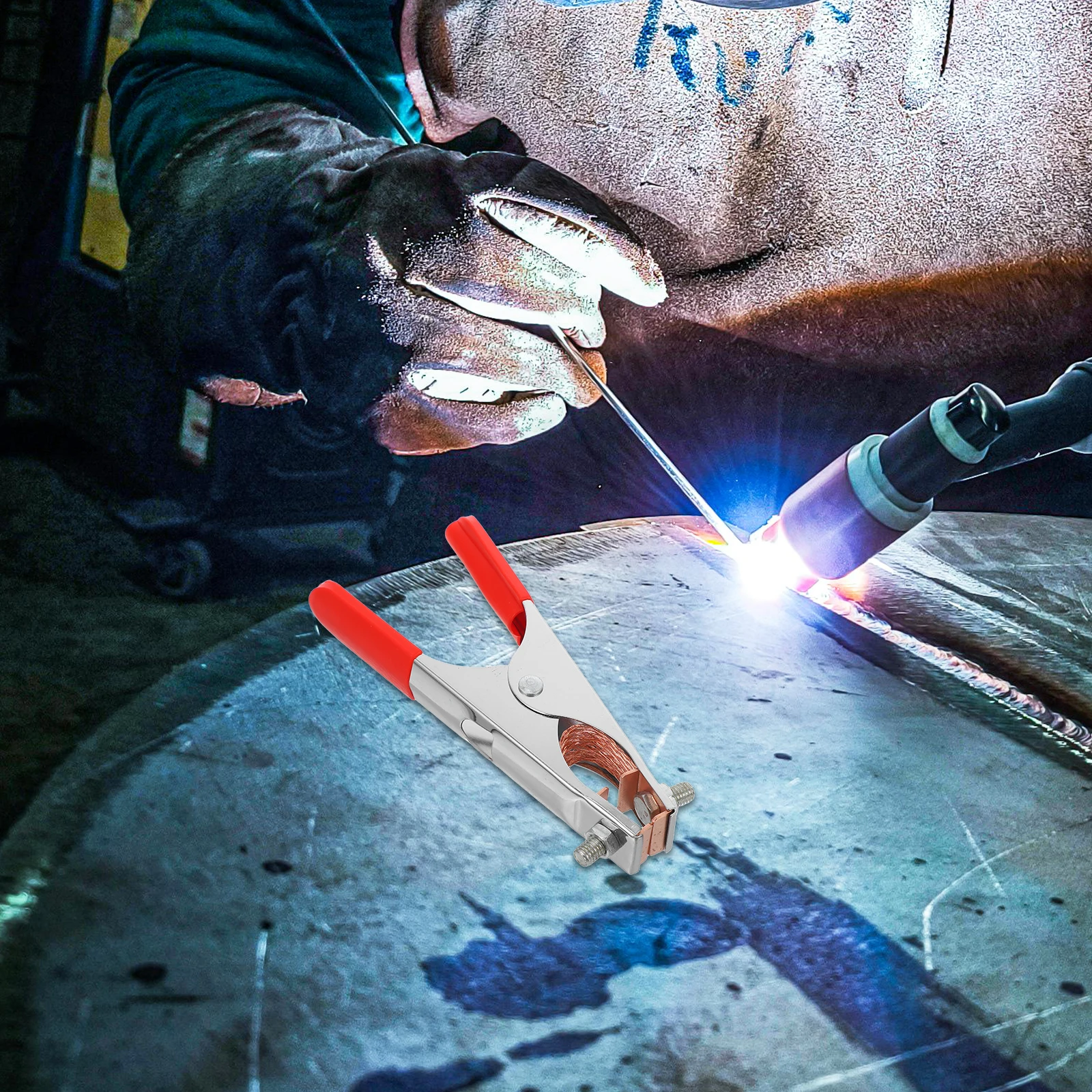 

Grounding for Welding Safety Protection High Efficiency Ground Clip Welder Aid Clamps Reliable Use Easy Operation