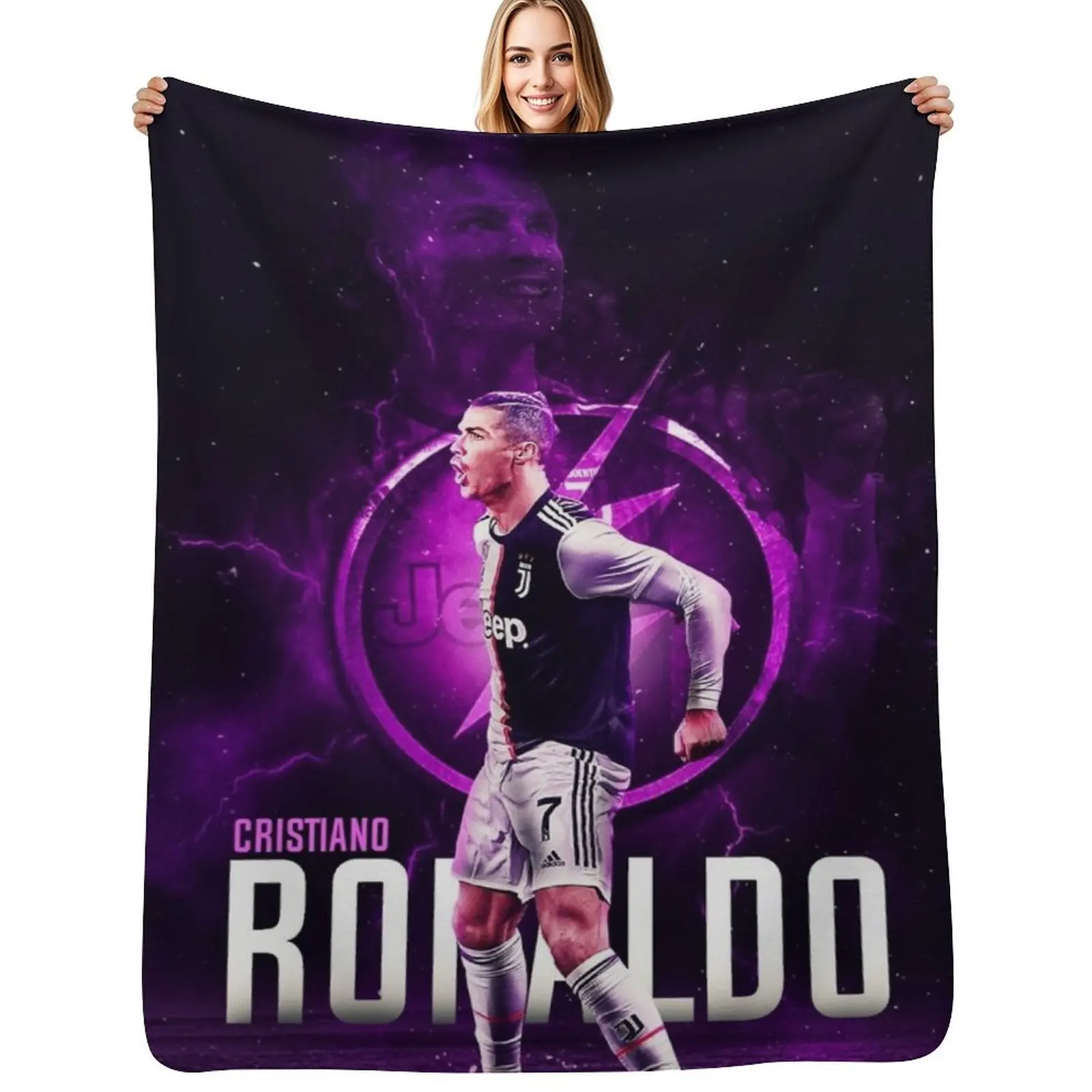 

Wallpaper Cristiano Art Throw Blanket Thin Soft Blanket for Summer Night Sleeping