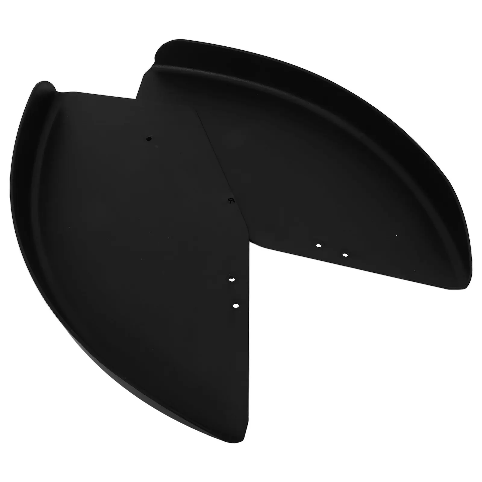 

Пара боковых ветрозащитных щитков из АБС-пластика для инвалидных колясок, сменные защитные накладки от ветра для колясок