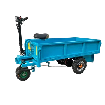 High Quality Collapsible Electric Four-Wheel Flatbed Truck Top Sales Orchard Greenhouse Transport Vehicle Motor For Cargo Pull