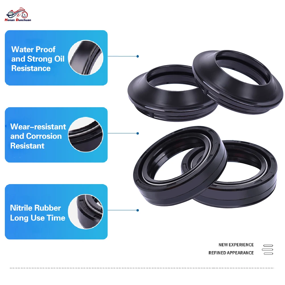 

33x46x11 33*46 Motorcycle Front Fork Oil Seal 33 46 Dust Cover For Suzuki GSX250 GSX250E 1982-85 GS300L GS300 GS 300 51153-02B00