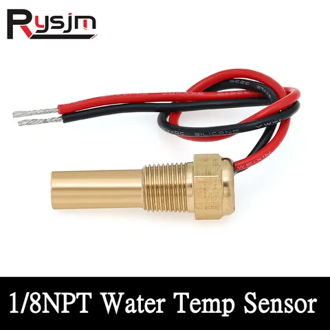 Датчик температуры воды с резьбой 1/8NPT для автомобиля, лодки, судовой сигнализации, Отправитель 310-22 Ом, подходит для датчика температуры воды