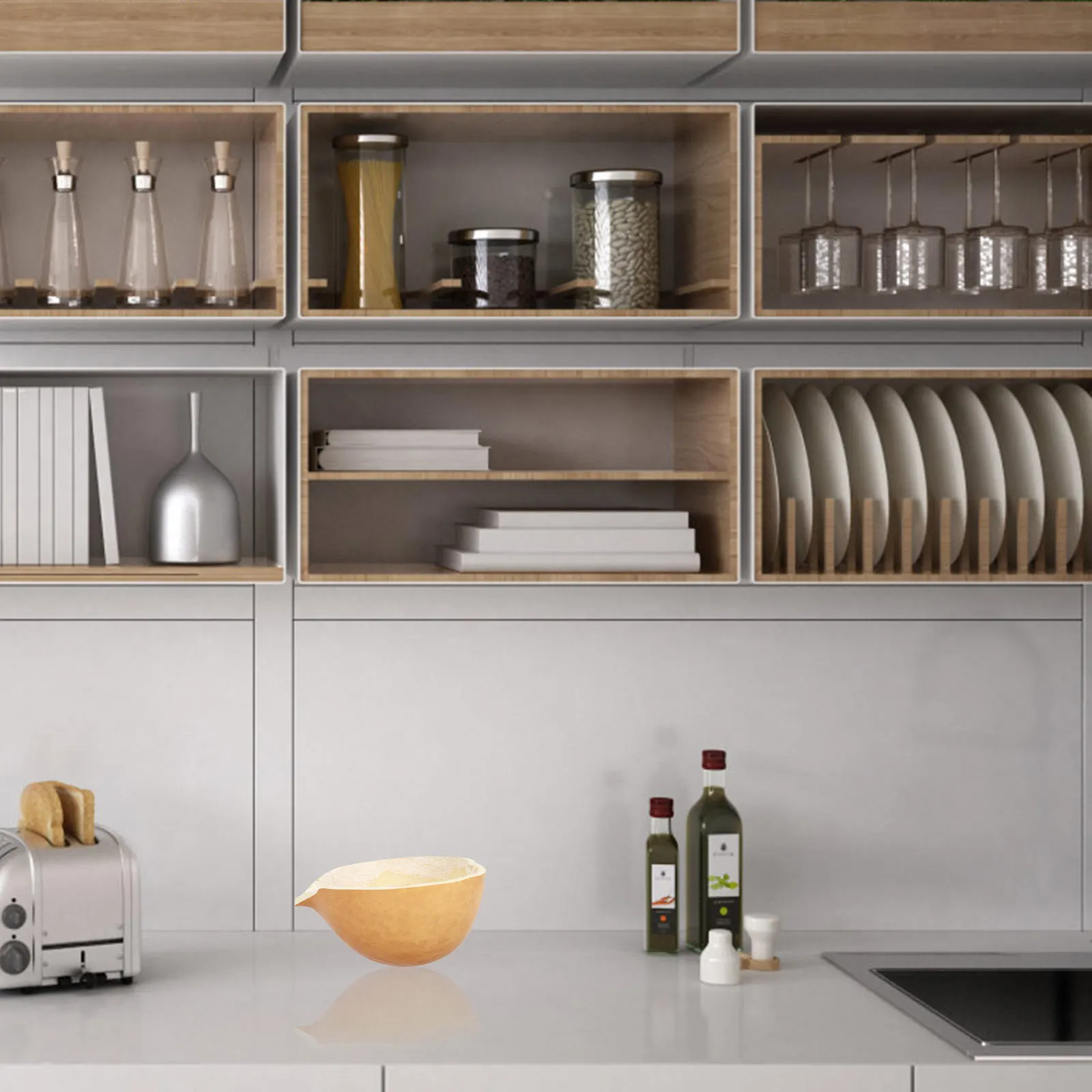 

Gourd Rice Scoop Natural Multifunctional Water Spoon Kitchen Tool for Washing Fruits Vegetables Household Kitchen