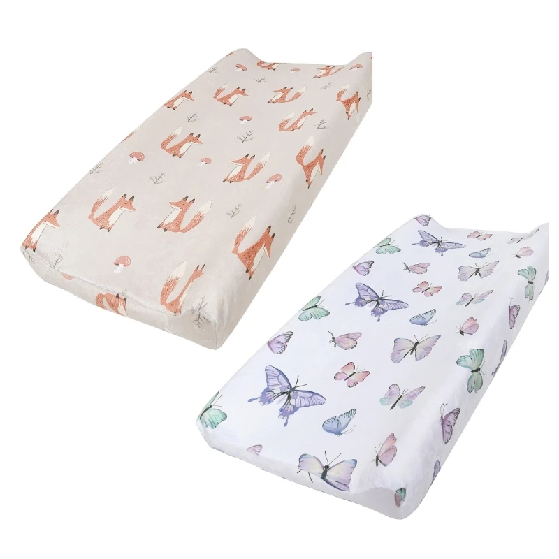 F62D Baby Newborn Touch Massage Table Case Diaper Changing Pad Cover with Printing