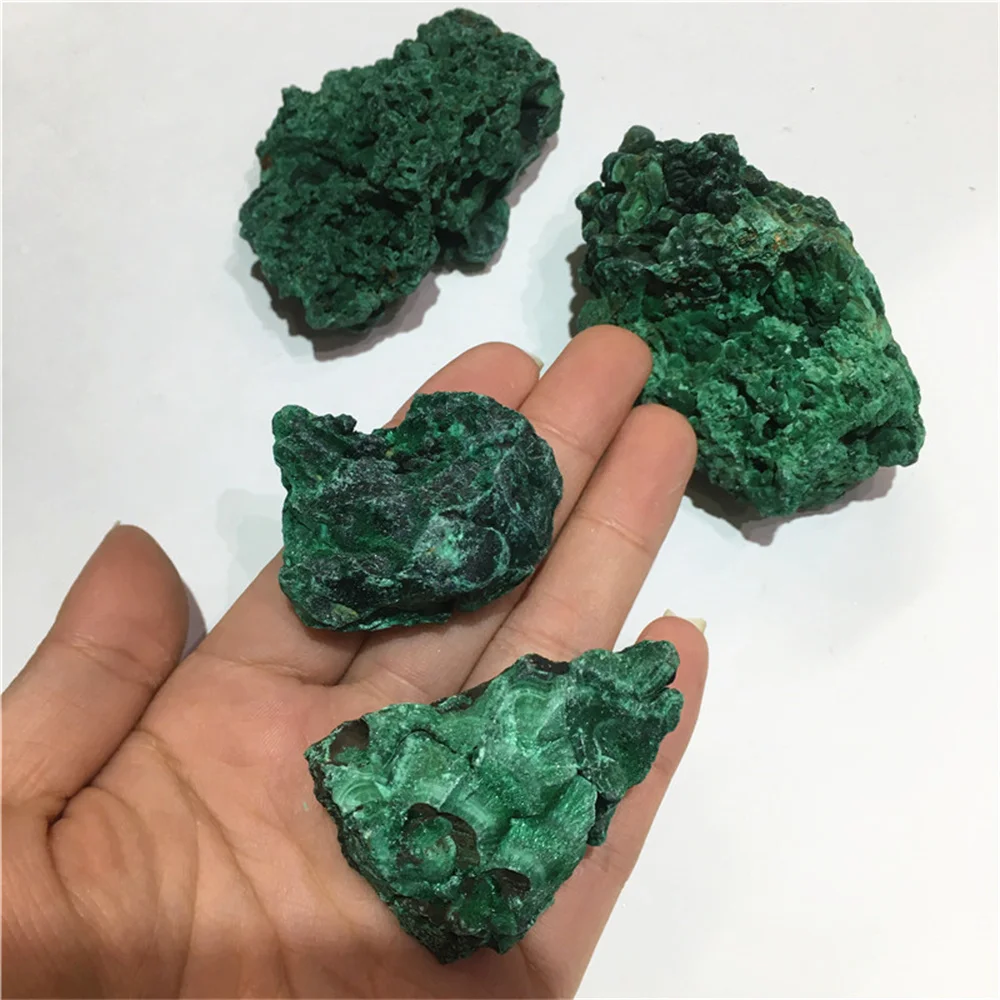 High Quality Natural Malachite Raw Stone Malachite Crystal Clastic Rock Cube Collectible  Witchcraft Magic Minerals Specimen