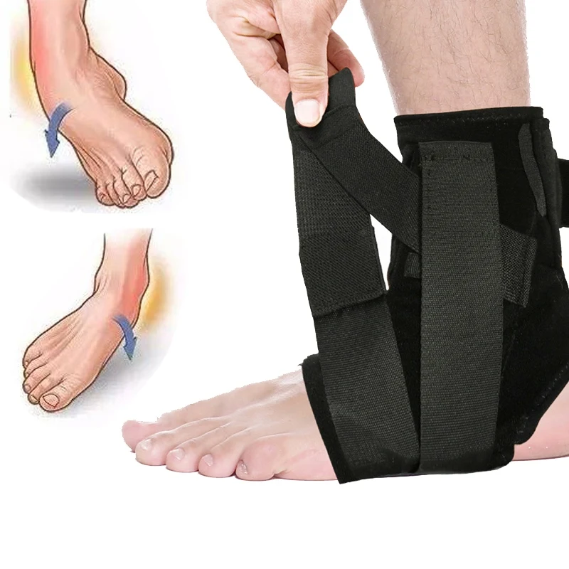 1PC Ankle Support Strap Left Right Brace Bandage Foot Guard Protector Adjustable  Sprain Orthosis Stabilizer Plantar Fasciitis