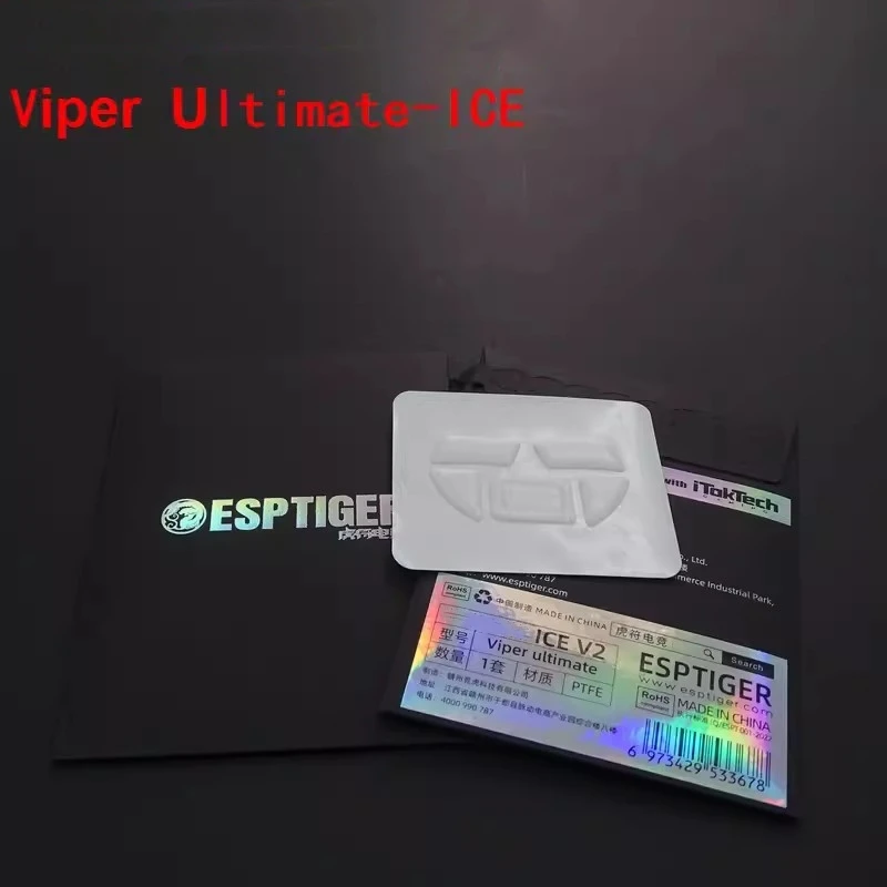 1 Pack Esptiger ICE Version Mouse Skates Feet For Razer Viper/Viper ultimate/Viper mini SE V2 V3 pro White PTFE Arc 1 2 Glides