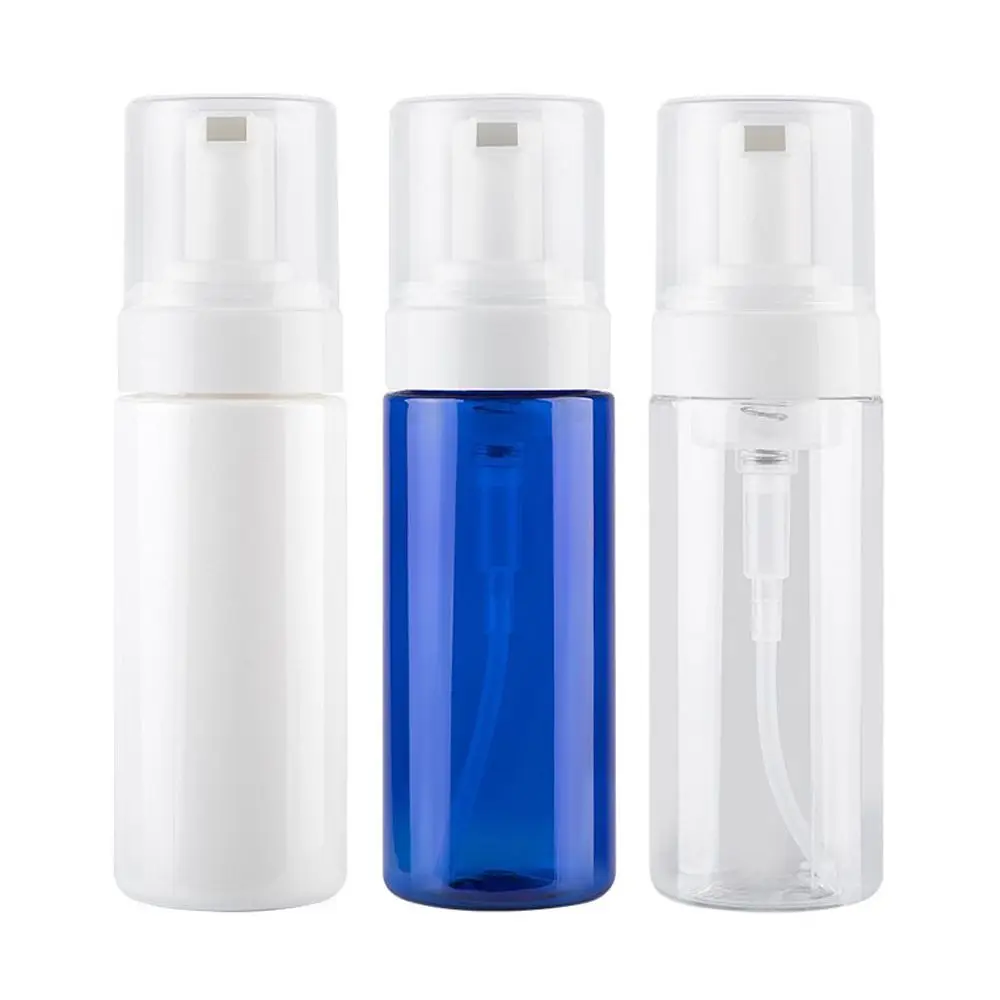 Clear Foaming Bottle Soap Dispenser Shampoo Shower Gel Liquid Hand Sanitizer Pump Container Home Bath Supplies Foam Pump Bottles